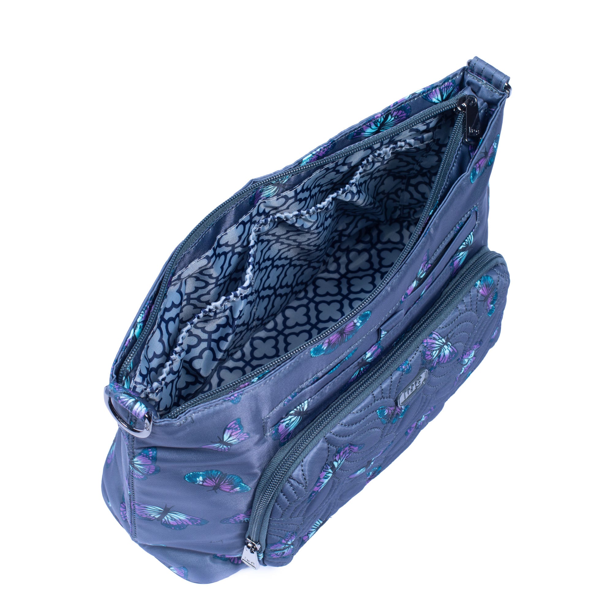 Samba XL Convertible Crossbody Bag - BUTTERFLY GREY - SambaXL_ButterflyGrey_05